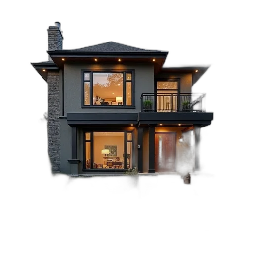 building, furniture, 3d render, photorealistic, concept art, pixel art, earth tones, dark transparent PNG cut-out