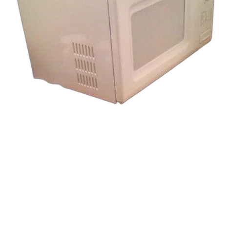 furniture, robot, weapon, building, 3d render, vaporwave, microwave, sits transparent PNG cut-out