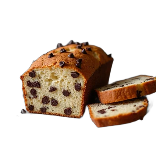 food, crown, 3d render, photorealistic, chocolate, chip, bread, plate transparent PNG cut-out