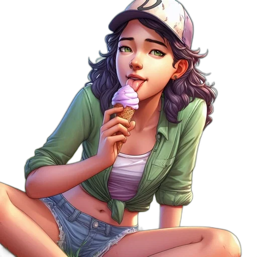 food, hat, concept art, comic book art, photorealistic, cartoon, neon lights, pastel transparent PNG cut-out