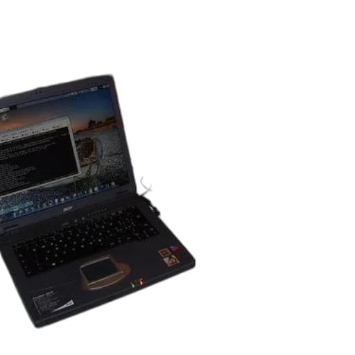 staff, 3d render, two, acer, laptops, side, table, mouse transparent PNG cut-out