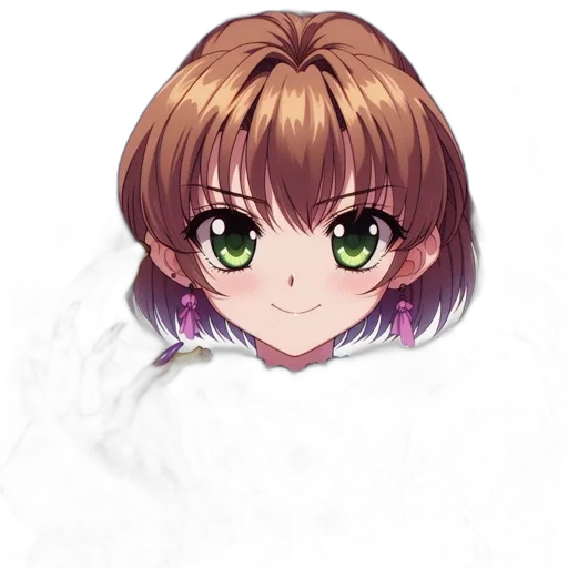 face, hair, staff, creature, anime, pixel art, photorealistic, concept art transparent PNG cut-out