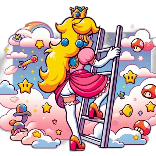 crown, staff, dress, pixel art, concept art, cartoon, fantasy art, princess transparent PNG cut-out