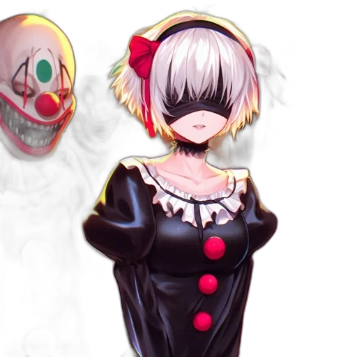 mask, face, staff, jewelry, concept art, anime, cyberpunk, pixel art transparent PNG cut-out