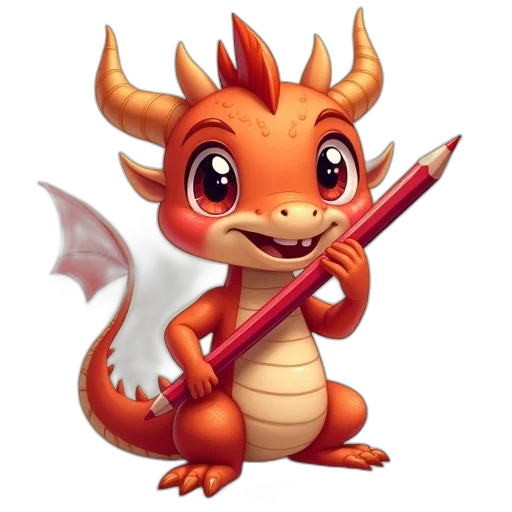 dragon, staff, weapon, animal transparent PNG cut-out