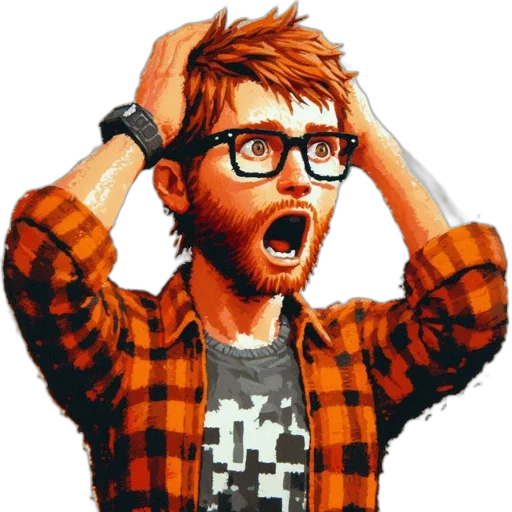 face, staff, jacket, mask, pixel art, photorealistic, 3d render, comic book art transparent PNG cut-out