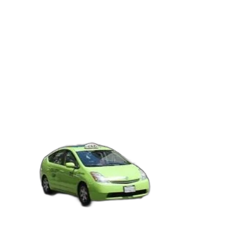 car, robot, animal, 3d render, photorealistic, concept art, green, taxi transparent PNG cut-out