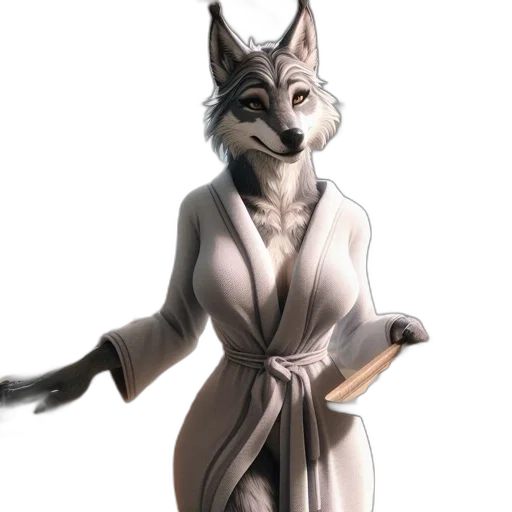 staff, dress, jewelry, animal, concept art, fantasy art, 3d render, photorealistic transparent PNG cut-out