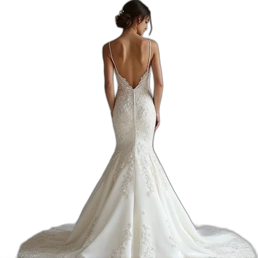 dress, elegant, spaghetti, straps transparent PNG cut-out