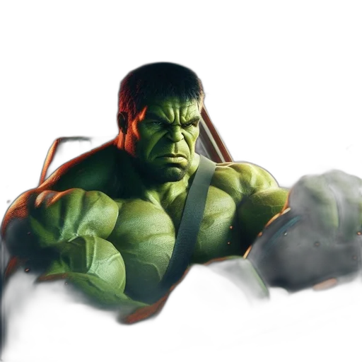 weapon, concept art, comic book art, 3d render, photorealistic, detailed, rendering, hulk transparent PNG cut-out