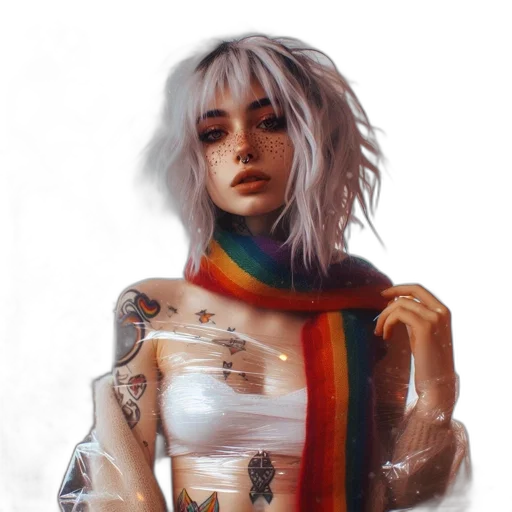 jacket, dress, dragon, face, fantasy art, concept art, oil painting, photorealistic transparent PNG cut-out