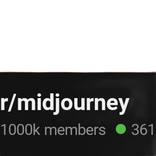 image, shows, midjourney, social, media, profile, 100k, members transparent PNG cut-out