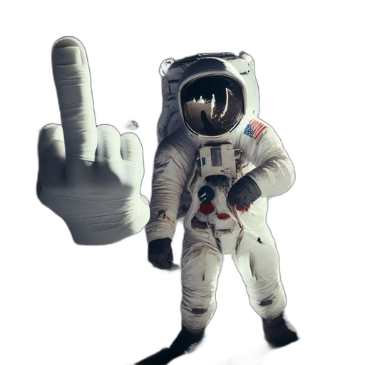 jacket, staff, robot, 3d render, concept art, pixel art, photorealistic, outer space transparent PNG cut-out
