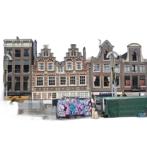 building, photorealistic, 3d render, concept art, city street, vibrant, street, scene transparent PNG cut-out