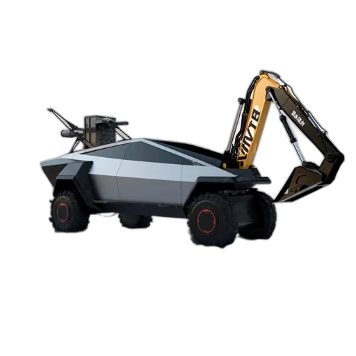 robot, weapon, car, 3d render, concept art, futuristic, snow-ready, vehicle transparent PNG cut-out