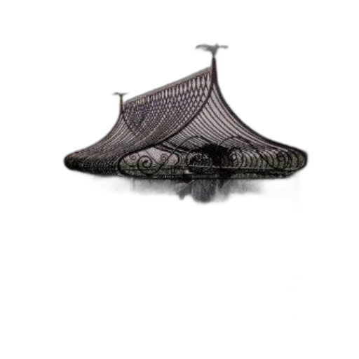 hat, umbrella, crown, furniture, 3d render, photorealistic, concept art, fantasy art transparent PNG cut-out