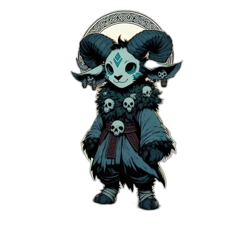 mask, staff, jewelry, creature, concept art, fantasy art, pixel art, comic book art transparent PNG cut-out