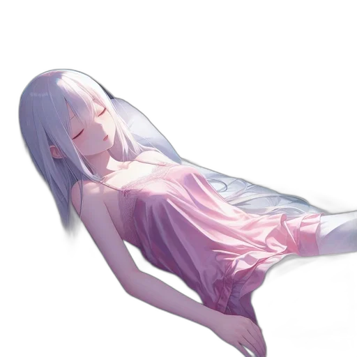 dress, creature, robot, bottle, anime, concept art, watercolor, fantasy art transparent PNG cut-out