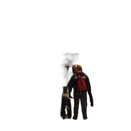 umbrella, weapon, jacket, hat, pixel art, concept art, 3d render, anime transparent PNG cut-out