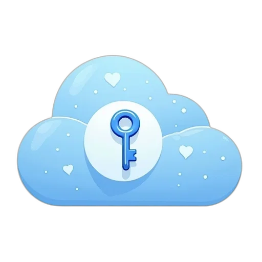 blue, stylized, illustration, cloud, hue, white, specks, featuring transparent PNG cut-out