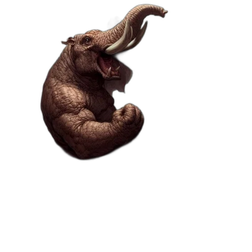 animal, creature, staff, dragon, photorealistic, 3d render, concept art, pixel art transparent PNG cut-out
