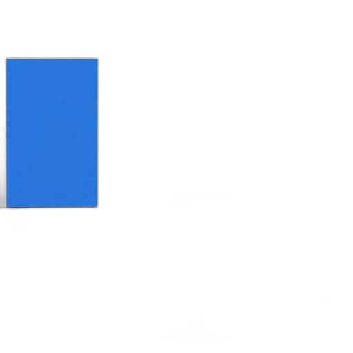 robot, staff, pixel art, blue transparent PNG cut-out