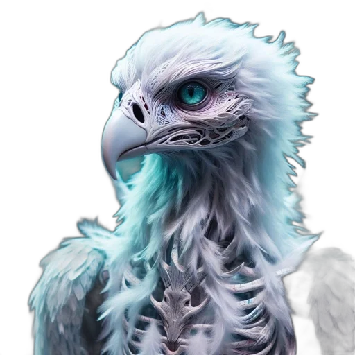 animal, creature, dragon, fantasy art, photorealistic, concept art, watercolor, blue transparent PNG cut-out