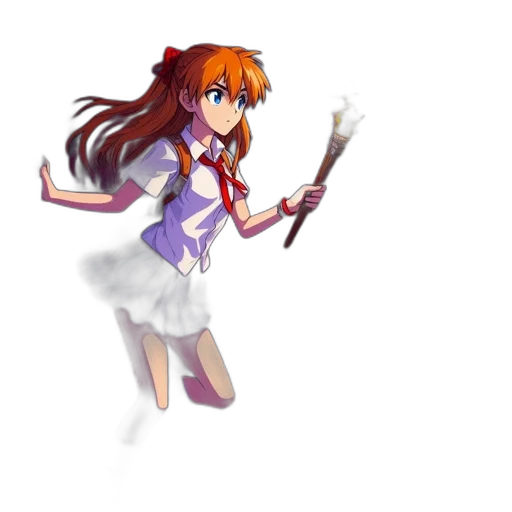 staff, weapon, sword, dress, anime, pixel art, concept art, fantasy art transparent PNG cut-out