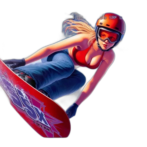 fantasy art, concept art, photorealistic, pixel art, athletic, woman, performs, airborne transparent PNG cut-out