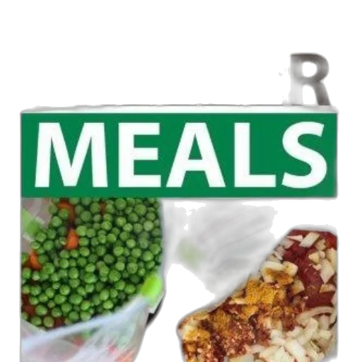 food, freezer, meals, hours, book, cover, featuring, bags transparent PNG cut-out