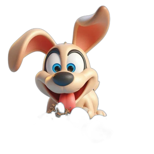 animal, creature, staff, 3d render, concept art, cartoon, photorealistic, two transparent PNG cut-out