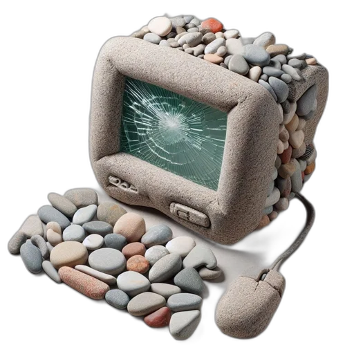 robot, furniture, weapon, jewelry, 3d render, vaporwave, cyberpunk, pixel art transparent PNG cut-out