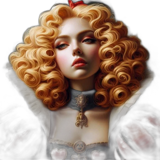 jewelry, crown, fantasy art, photorealistic, concept art, oil painting, golden, woman transparent PNG cut-out