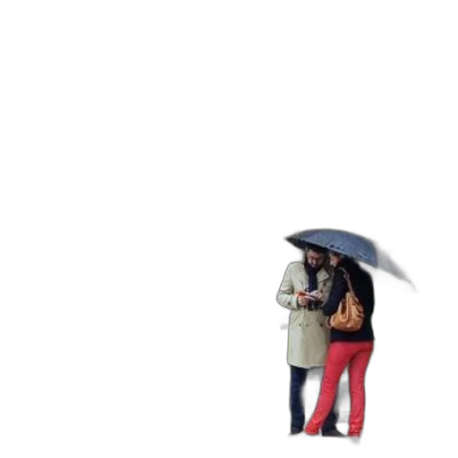 umbrella, jacket, hat, staff, 3d render, photorealistic, concept art, pixel art transparent PNG cut-out