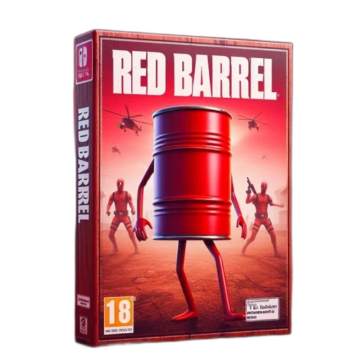 concept art, red, video, game, box, barrel, nintendo, switch transparent PNG cut-out