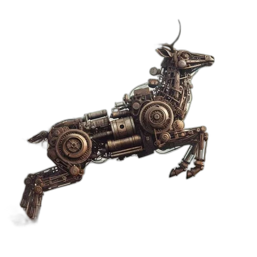 robot, weapon, dragon, staff, concept art, fantasy art, 3d render, massive transparent PNG cut-out