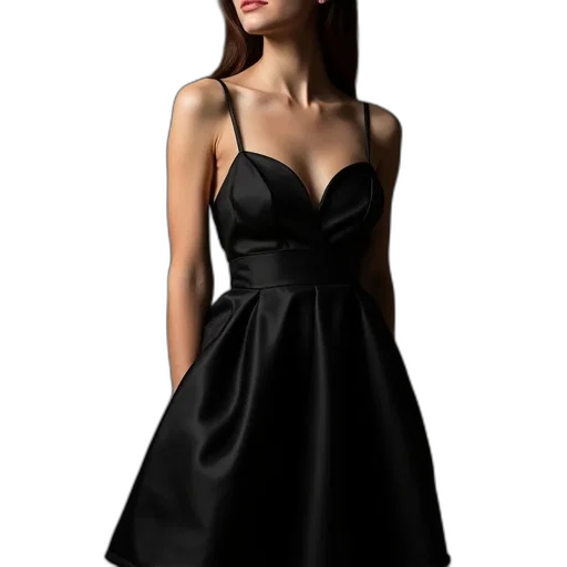 dress, 3d render, photorealistic, concept art transparent PNG cut-out