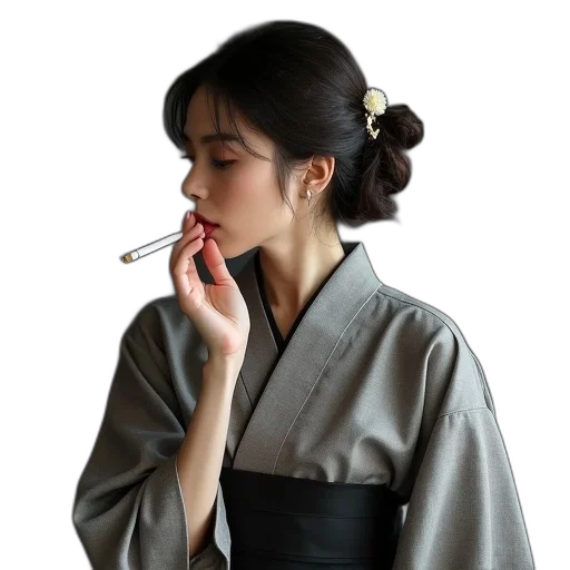 staff, jewelry, umbrella, jacket, photorealistic, oil painting, fire, monochrome transparent PNG cut-out