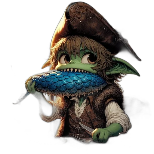 staff, hat, dragon, mask, fantasy art, concept art, pixel art, watercolor transparent PNG cut-out