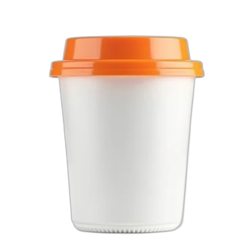 bottle, food, 3d render, white, plastic, container, smooth, surface transparent PNG cut-out