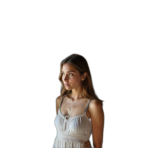 dress, jewelry, staff, face, photorealistic, 3d render, pixel art, concept art transparent PNG cut-out