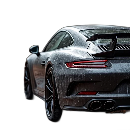 car, photorealistic, 3d render, concept art transparent PNG cut-out