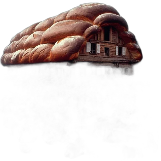 hat, building, furniture, crown, 3d render, photorealistic, concept art, fantasy art transparent PNG cut-out
