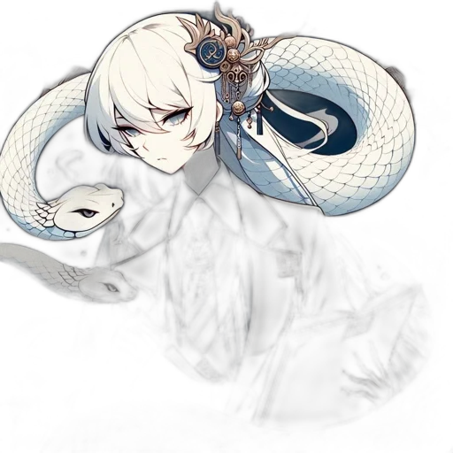 dragon, creature, staff, flower, concept art, fantasy art, anime, pixel art transparent PNG cut-out
