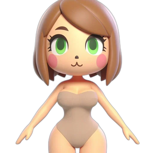 dress, creature, robot, 3d render, cartoon, concept art, pixel art, illustrated transparent PNG cut-out