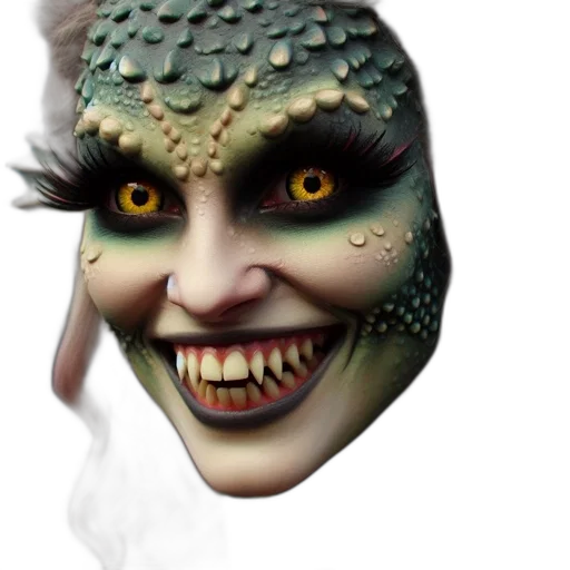 mask, face, creature, dragon, concept art, 3d render, fantasy art, photorealistic transparent PNG cut-out