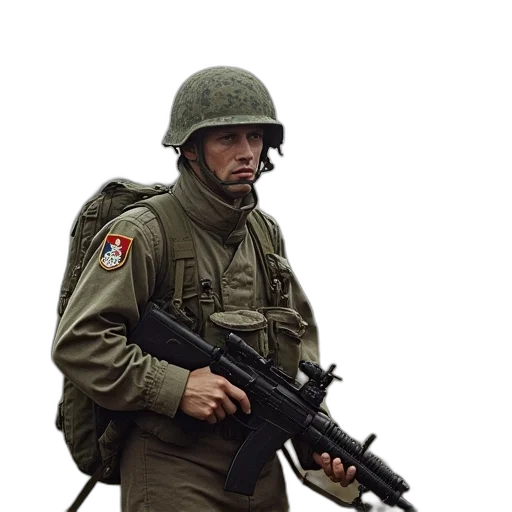 staff, jacket, weapon, face transparent PNG cut-out