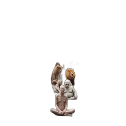 staff, shoes, animal, hair, 3d render, photorealistic, concept art, oil painting transparent PNG cut-out
