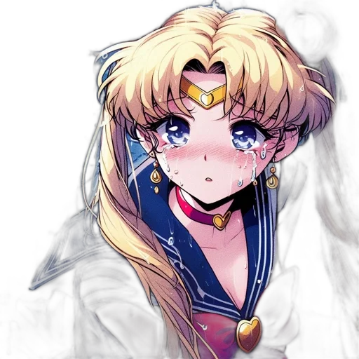 jewelry, crown, staff, face, anime, pixel art, concept art, fantasy art transparent PNG cut-out