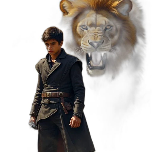 fantasy art, concept art, photorealistic, comic book art, dark, cover, master, assassins transparent PNG cut-out